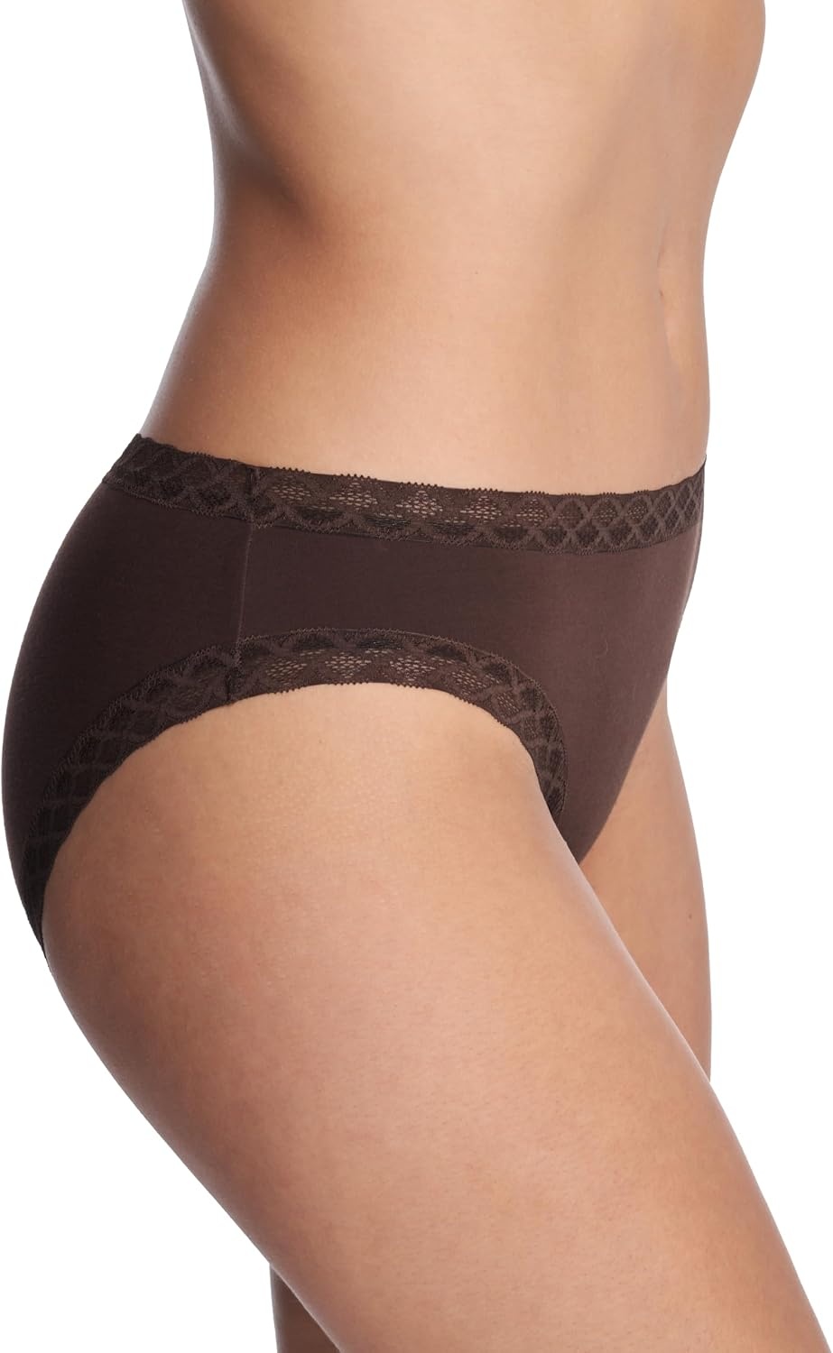 image:imageNatori Womens Bliss Cotton Girl Brief PantyFrench Roast