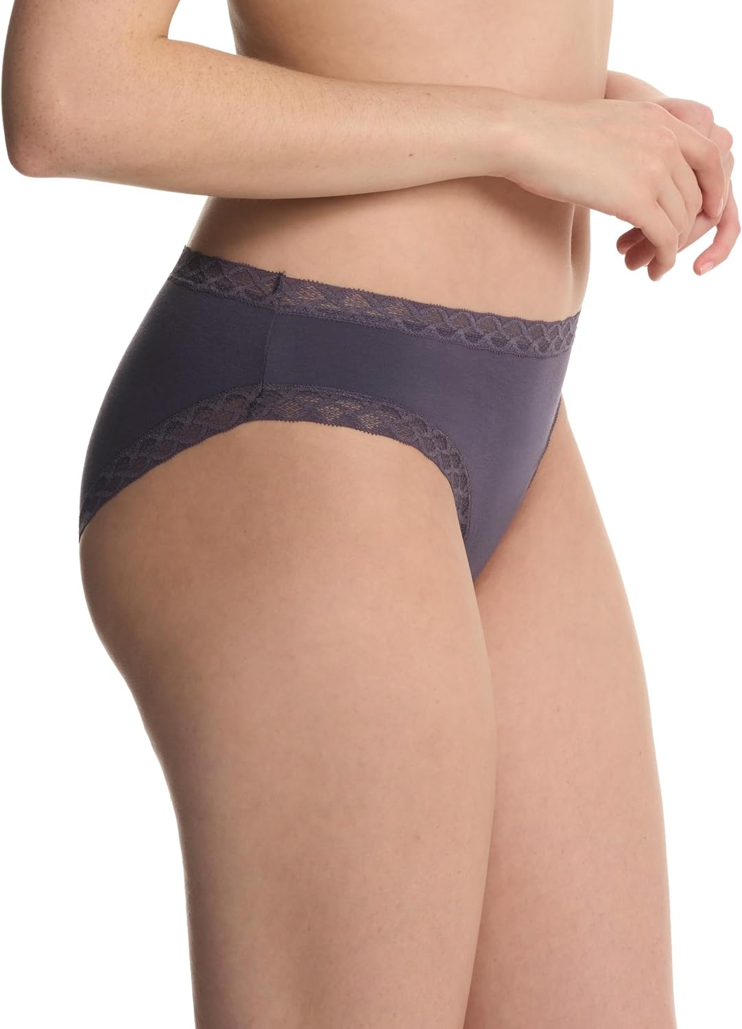 image:imageNatori Womens Bliss Cotton Girl Brief PantyGreystone