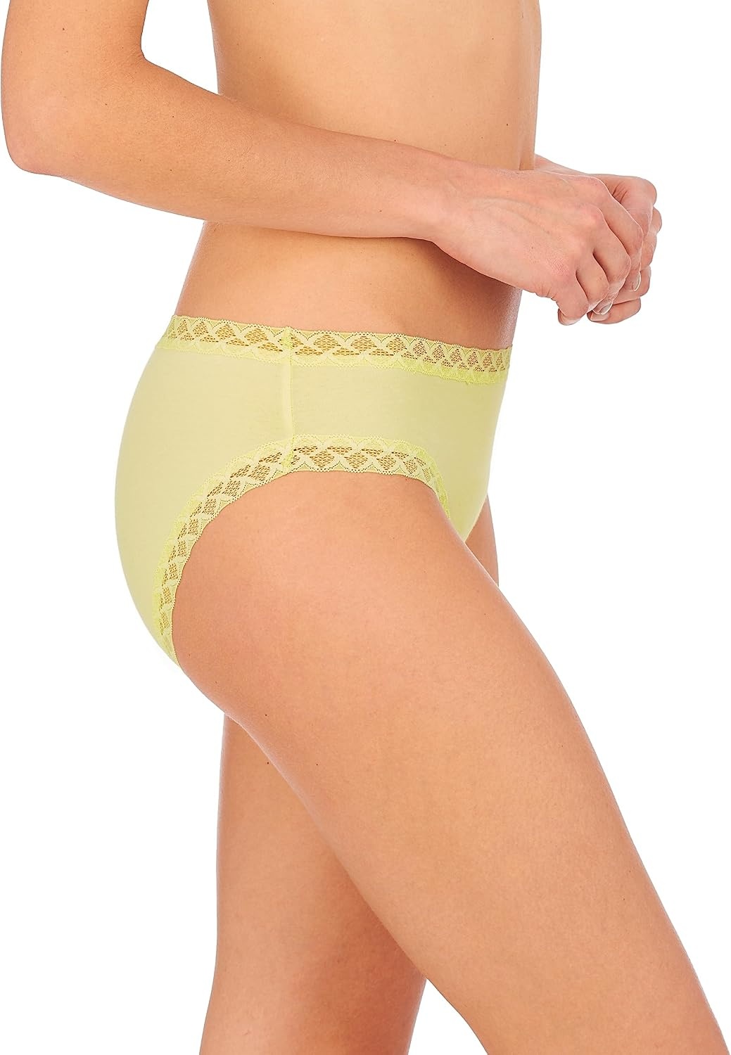 image:imageNatori Womens Bliss Cotton Girl Brief PantyLime Cream