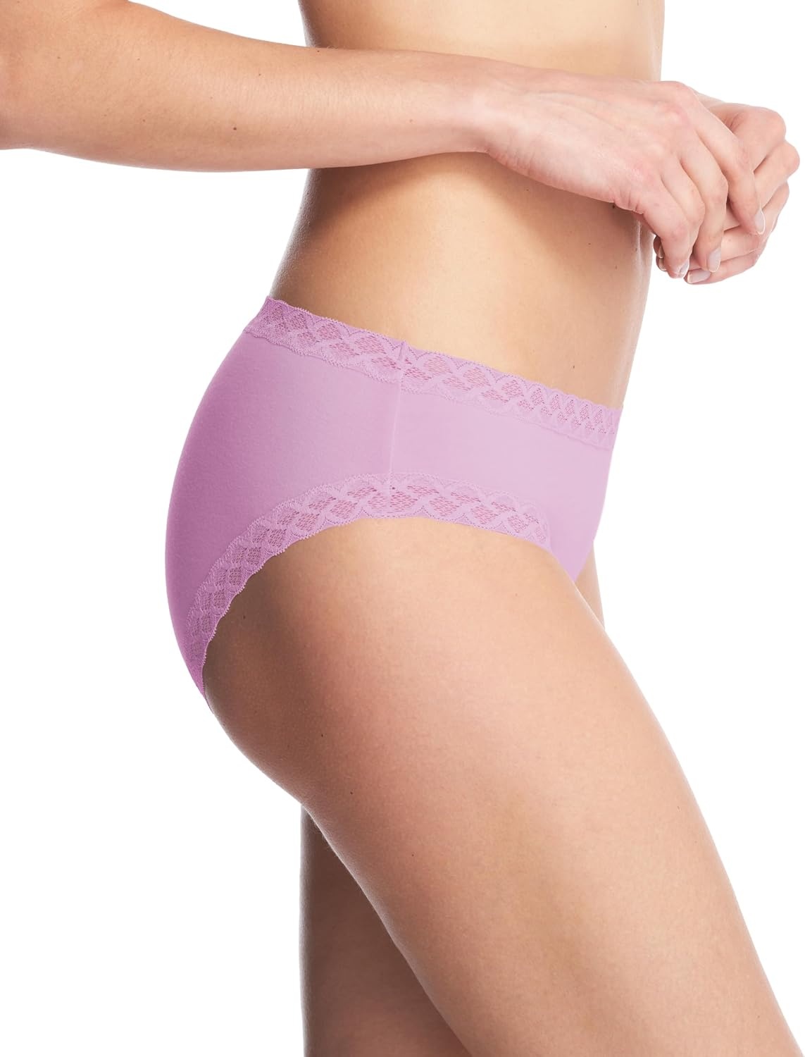 image:imageNatori Womens Bliss Cotton Girl Brief PantyLt Orchid