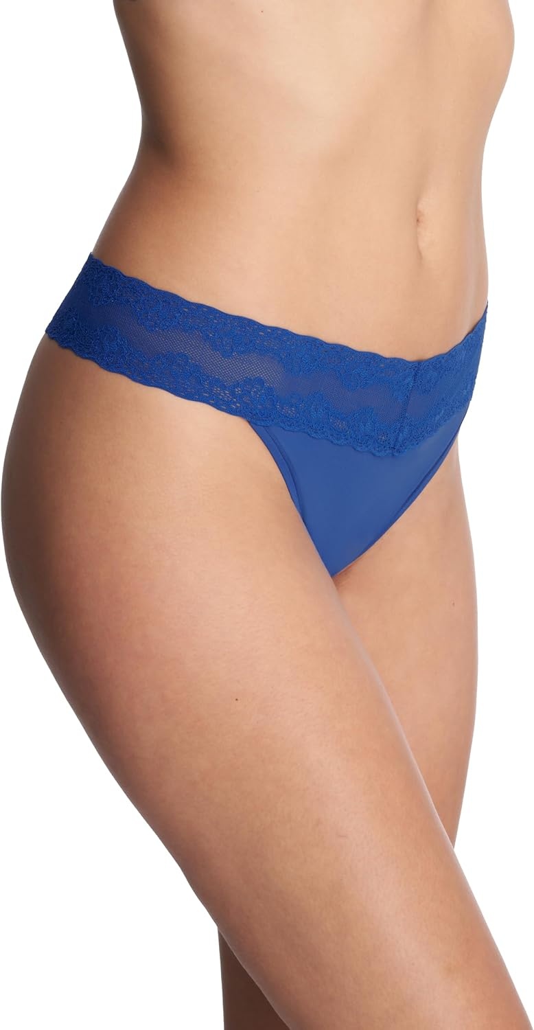 image:imageNatori Womens Bliss Perfection Os ThongCobalt