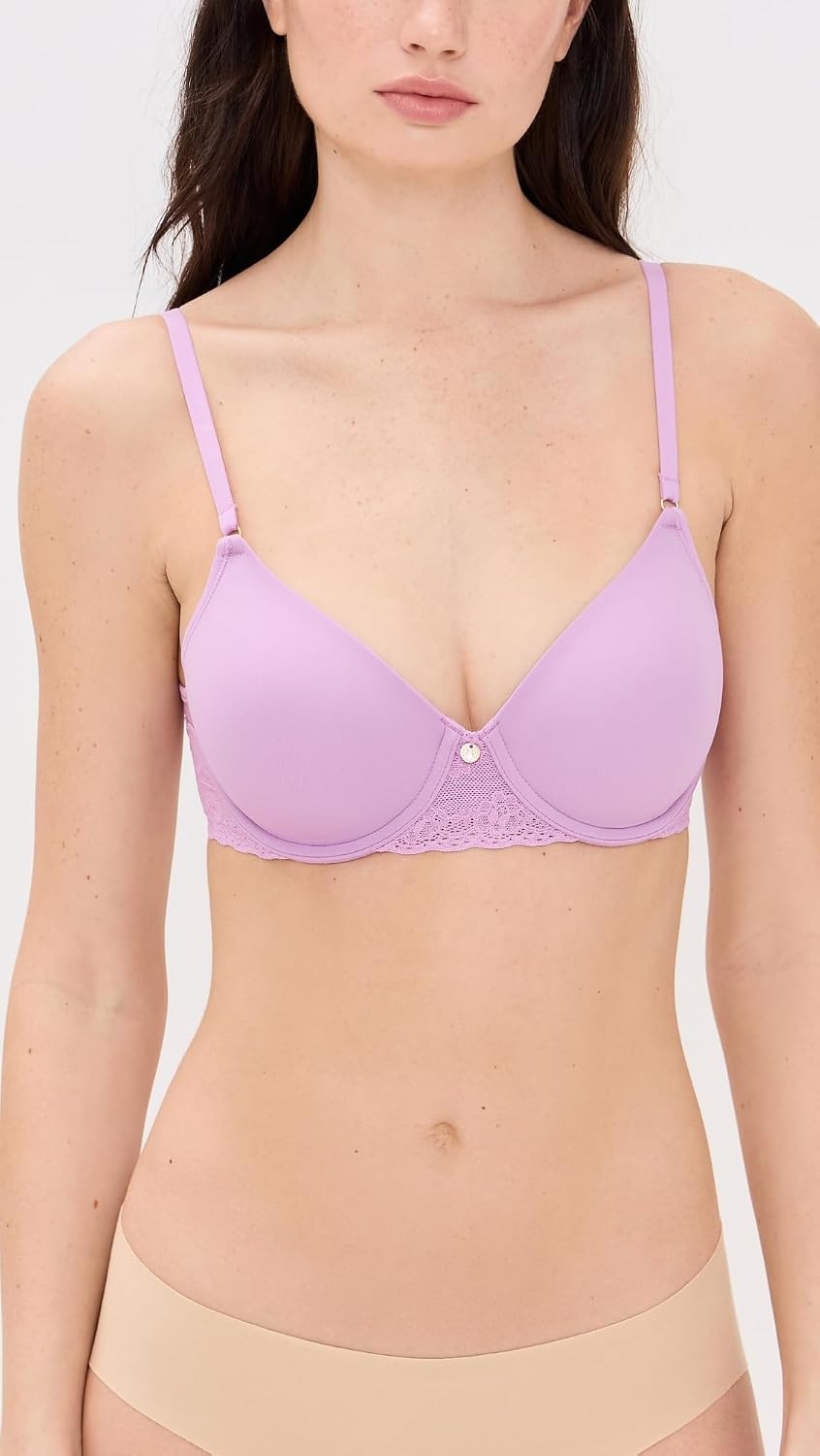 image:imageNatori Womens Bliss Perfection Seamless TShirt BraPale Pansy