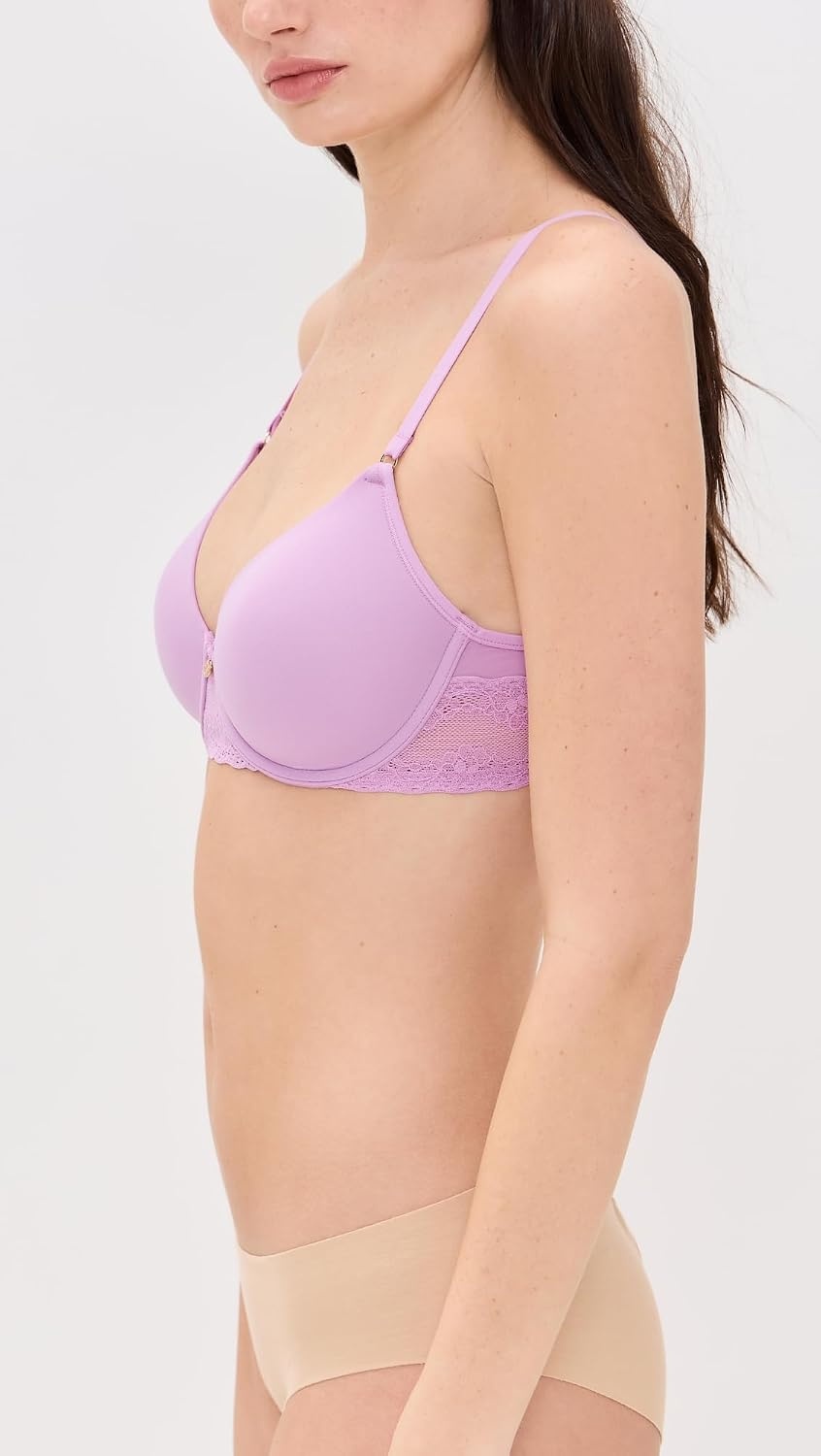 image:imageNatori Womens Bliss Perfection Seamless TShirt BraPale Pansy