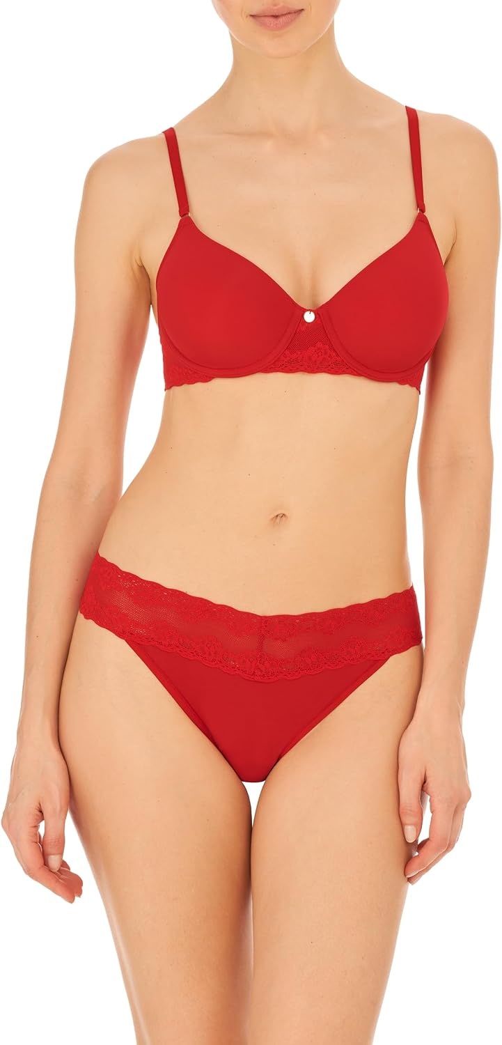 image:imageNatori Womens Bliss Perfection Seamless TShirt BraPoinsettia