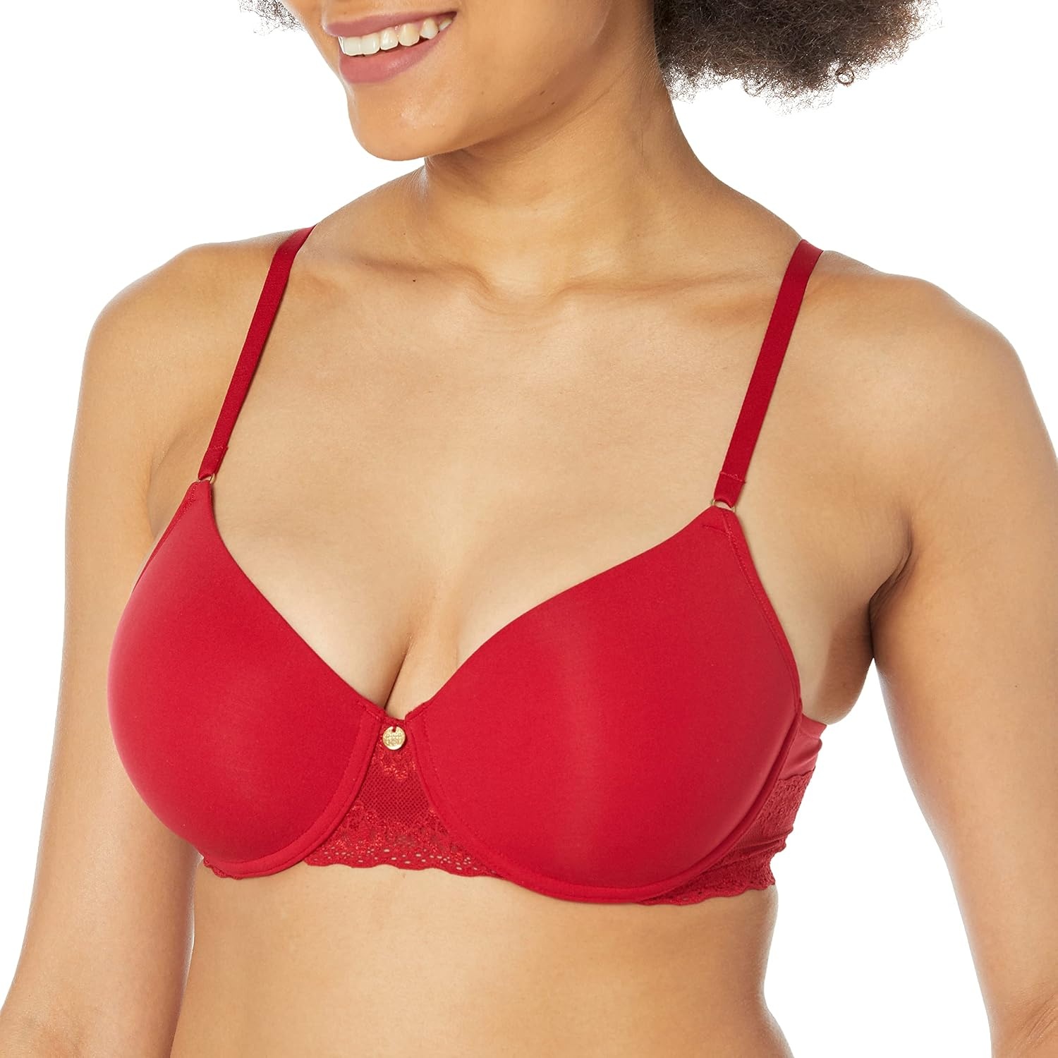 image:imageNatori Womens Bliss Perfection Seamless TShirt BraStrawberry