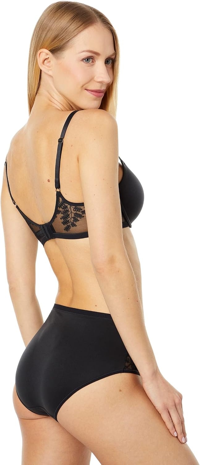 image:imageNatori Womens Frame Contour Underwire Bra Black 36C
