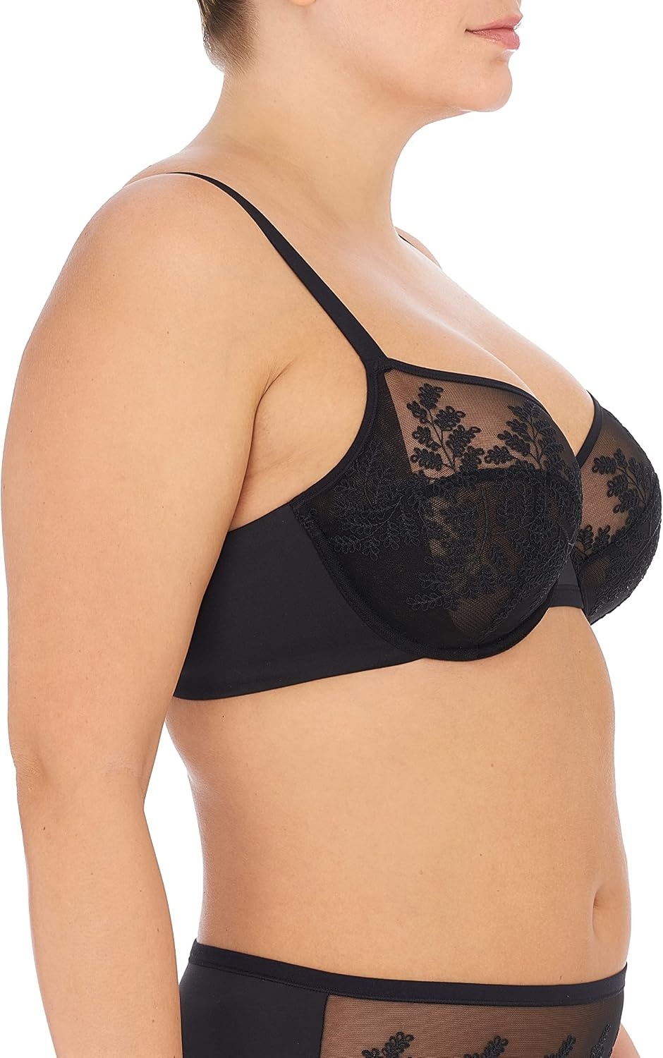 image:imageNatori Womens Frame Full FIT Unlined Underwire Bra Black 36C