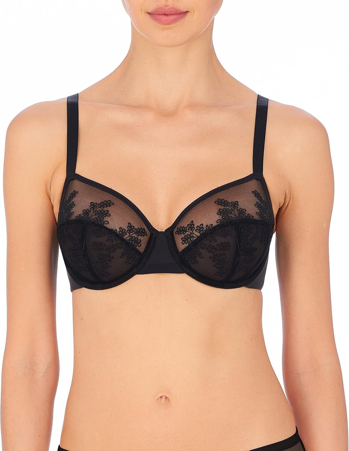 image:imageNatori Womens Frame Full FIT Unlined Underwire Bra Black 36C