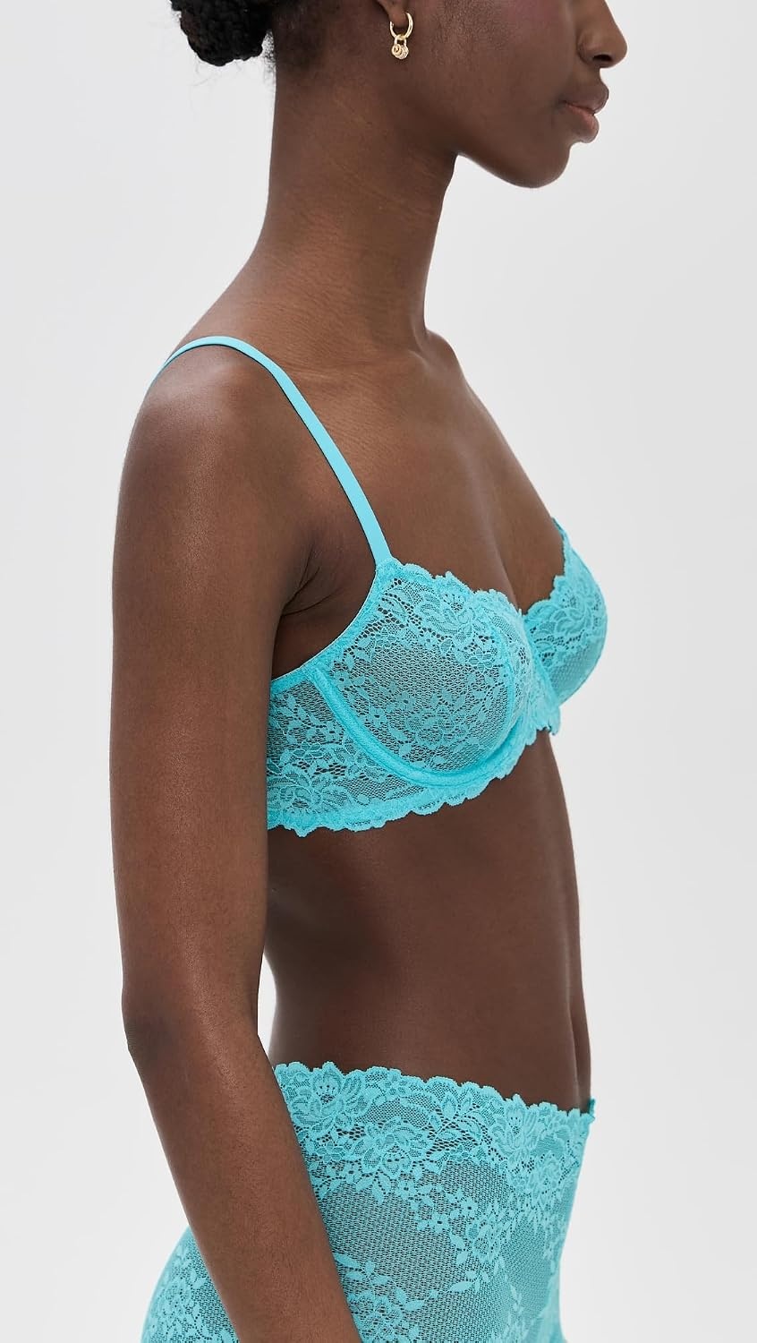 image:imageNatori Womens Heavenly Convertible Balconette UnderwireElectric Aqua