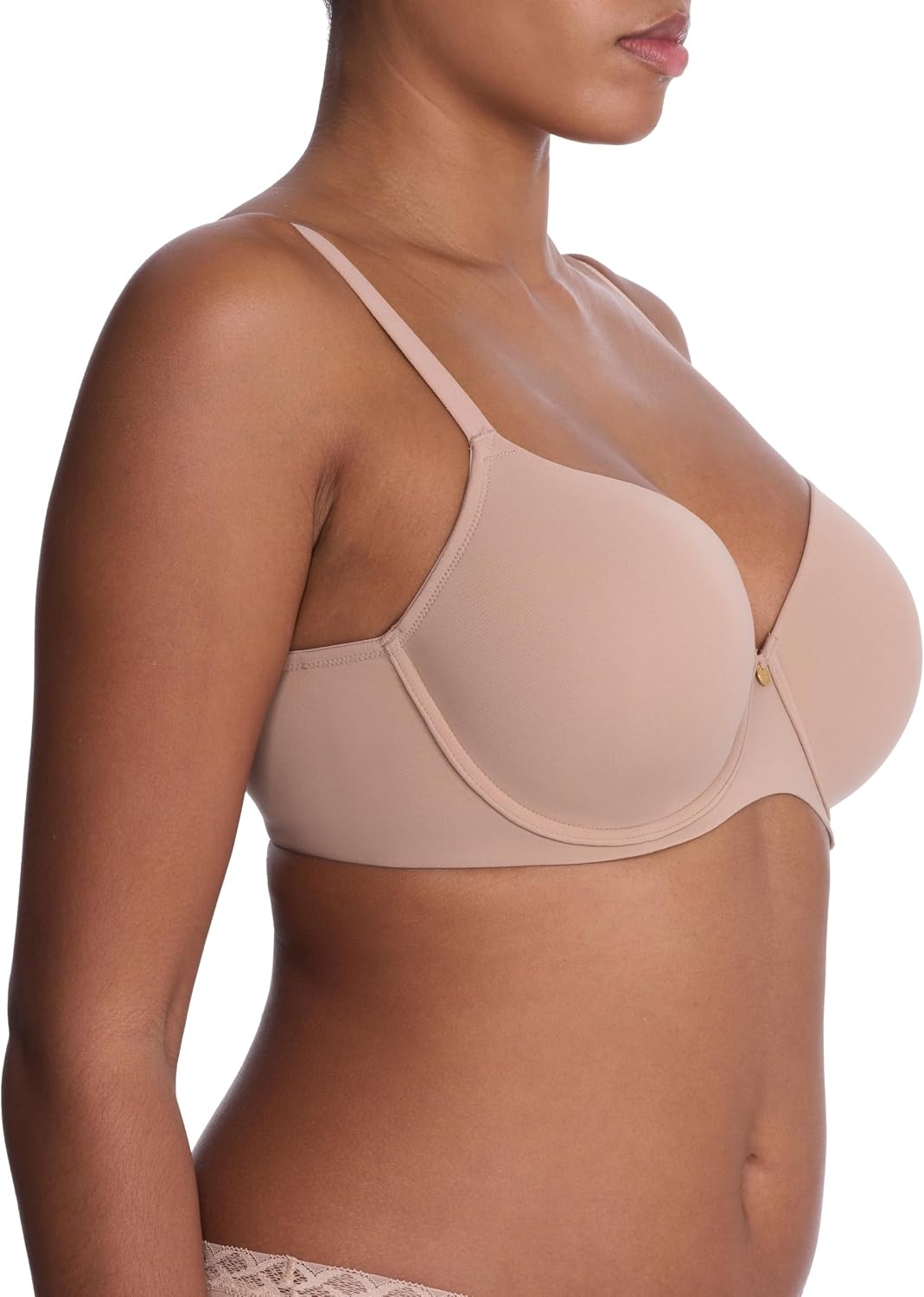 image:imageNatori Womens PlusSize Chic Comfort Full Figure Sweetheart Contour UnderwireBuff