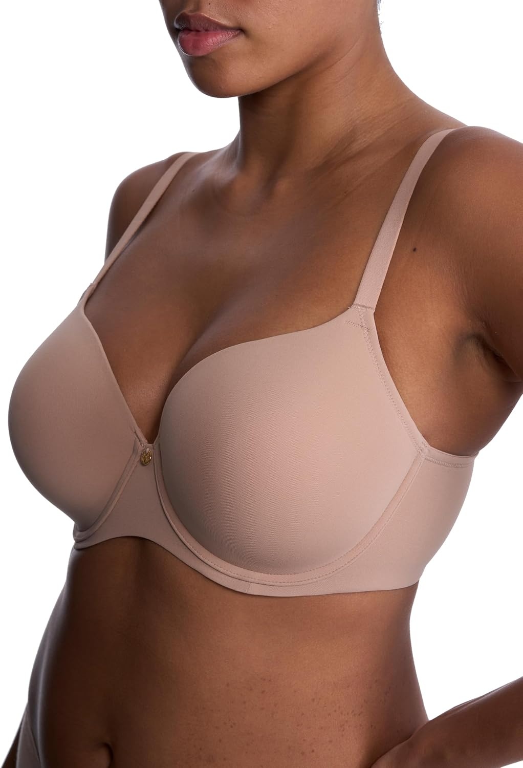 image:imageNatori Womens PlusSize Chic Comfort Full Figure Sweetheart Contour UnderwireBuff