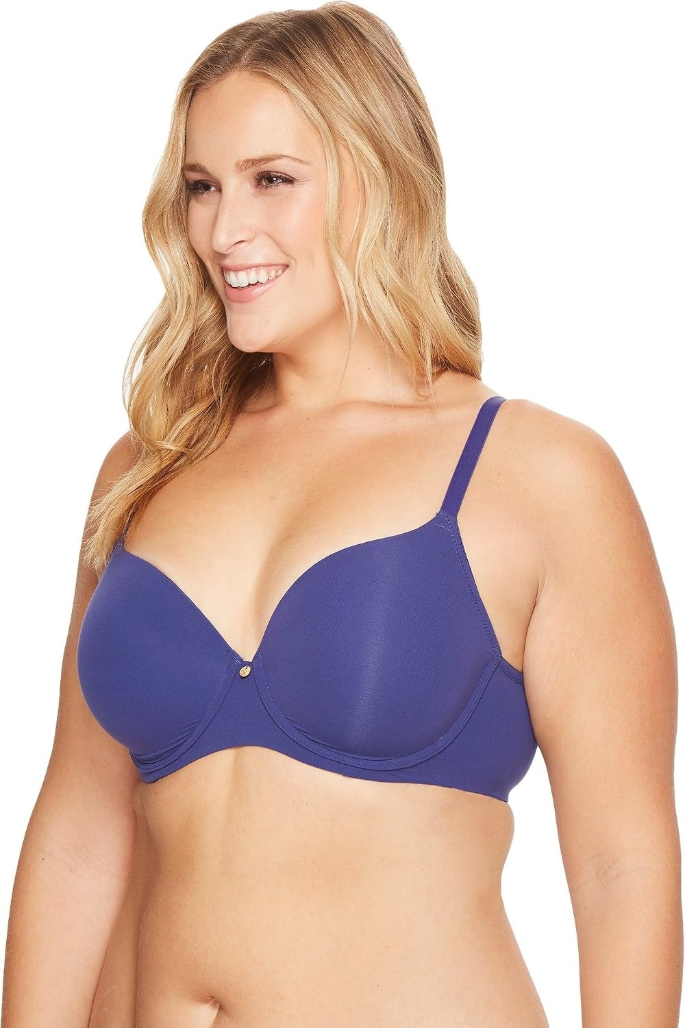 image:imageNatori Womens PlusSize Chic Comfort Full Figure Sweetheart Contour UnderwireInk
