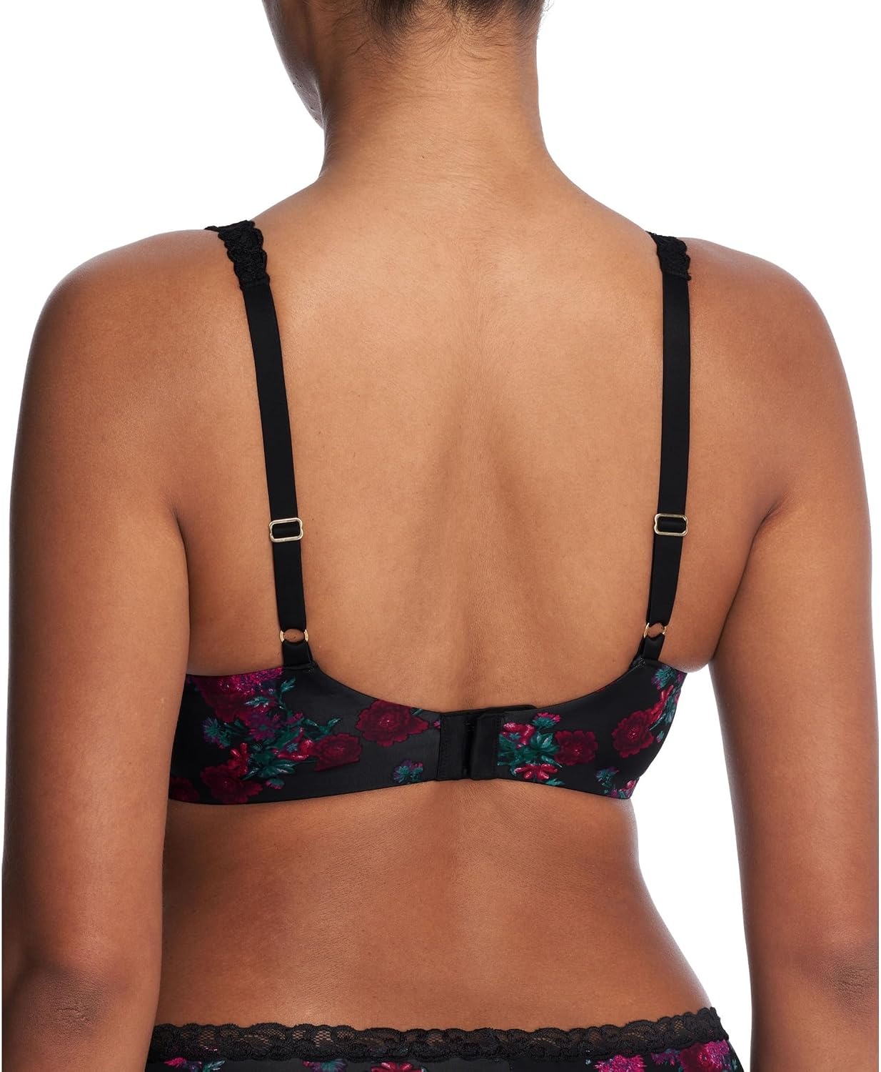 image:imageNatori Womens Pure Luxe Custom Coverage Contour UwBlack Charm Print