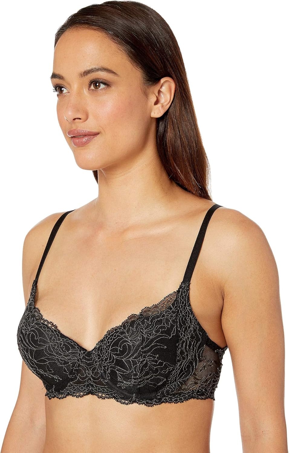 image:imageNatori Womens Pure Luxe Custom Coverage Contour UwBlackDark Slate