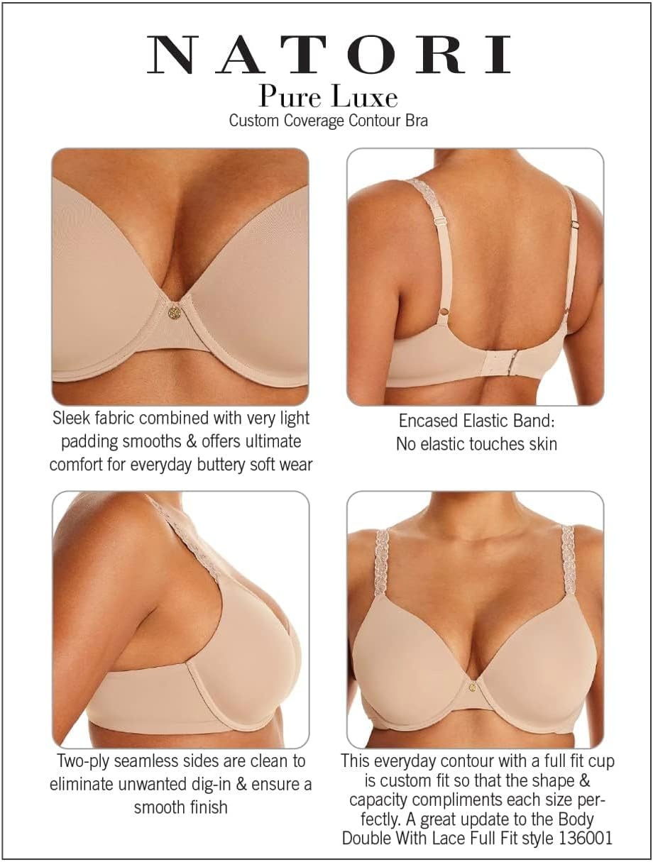 image:imageNatori Womens Pure Luxe Custom Coverage Contour UwCocoaBronze