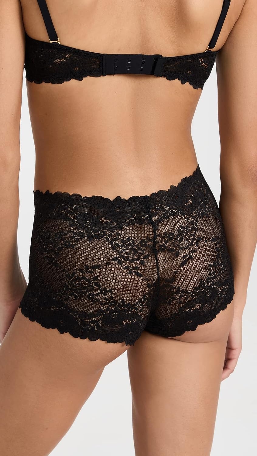 image:imageNatori Womens Womens Heavenly Lace BoyshortBlack