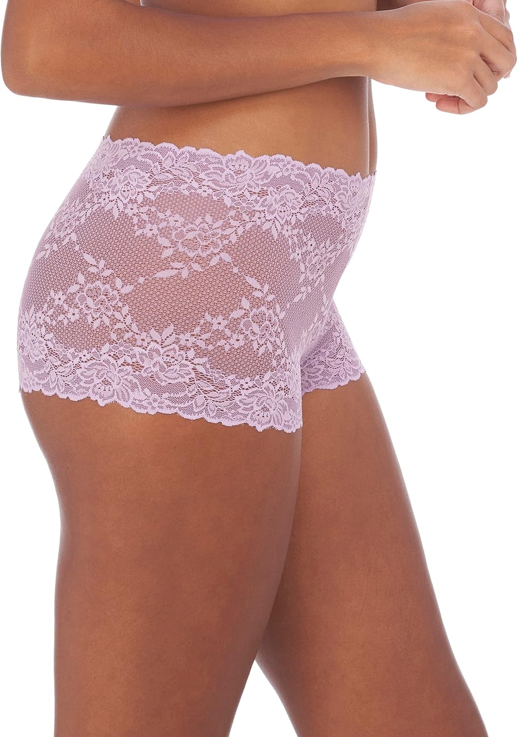 image:imageNatori Womens Womens Heavenly Lace BoyshortViolette