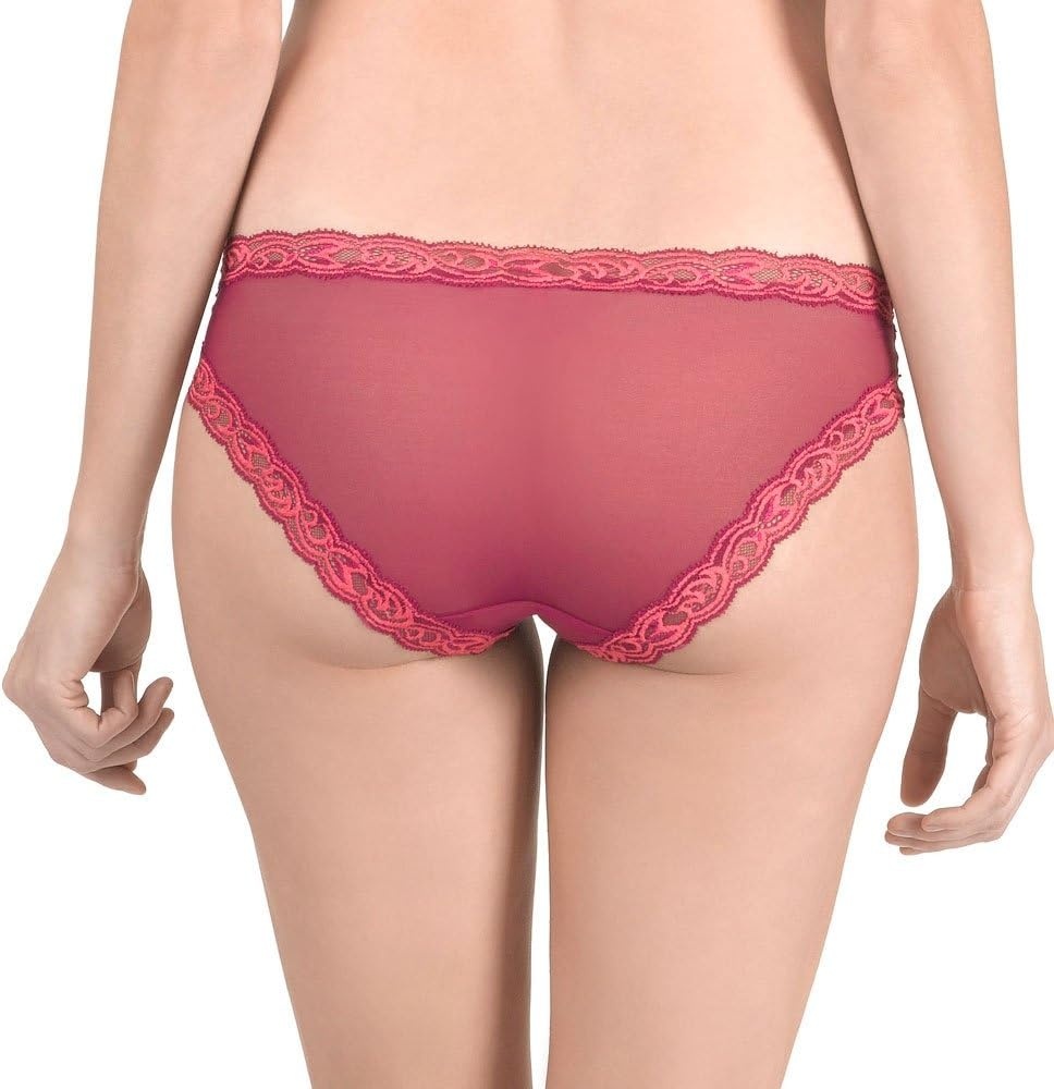 image:imageNatori womens Natori Womens Feathers Hipster PantyBoysenberryNeon Pink