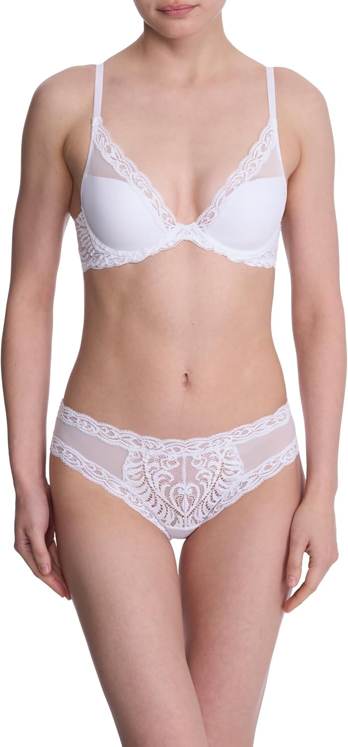 image:imageNatori womens Natori Womens Feathers Hipster PantyWhite
