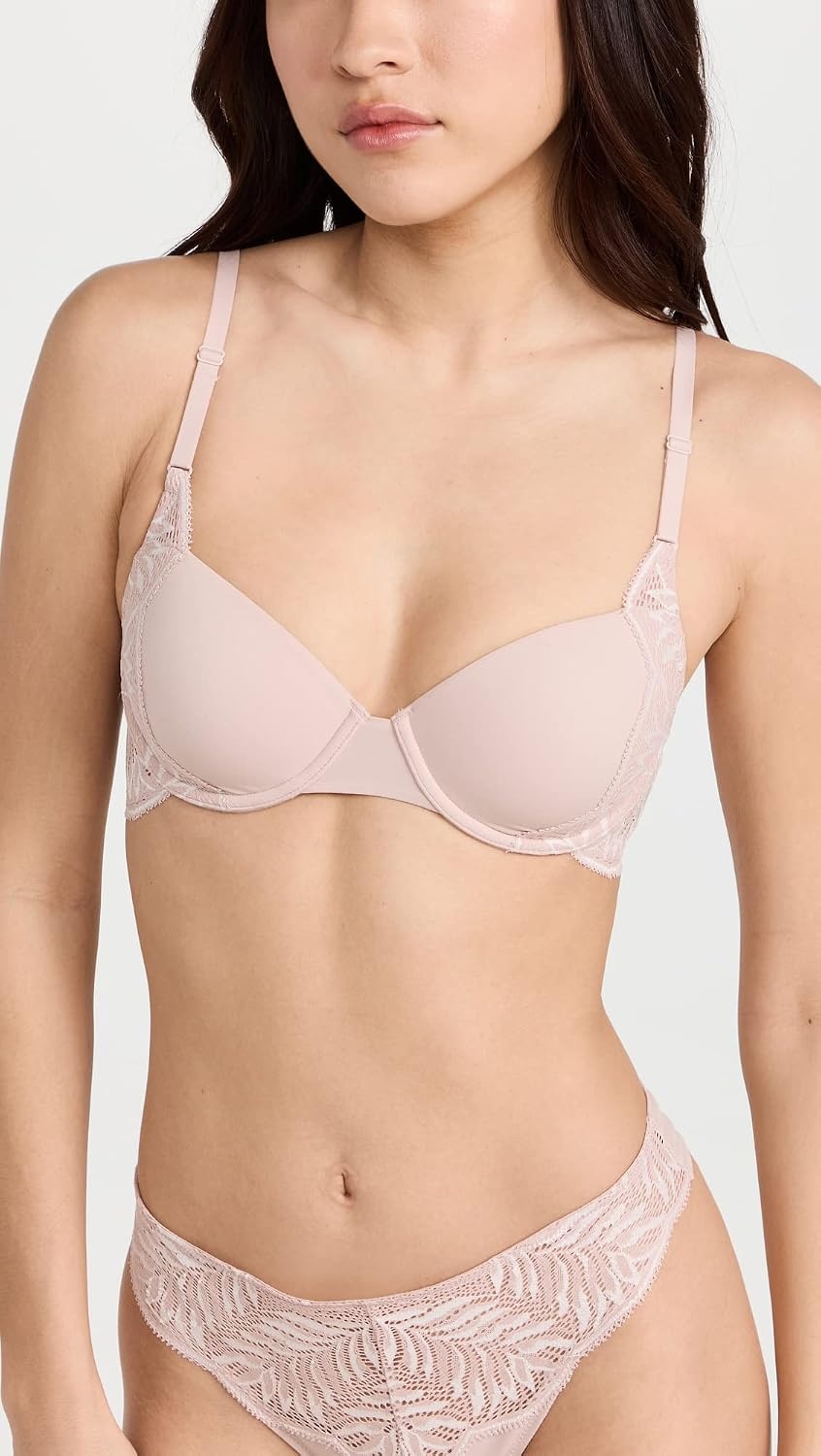 image:imageNatoris Women Revelation Contour Underwire Bra 721248Rose BeigeWarm White