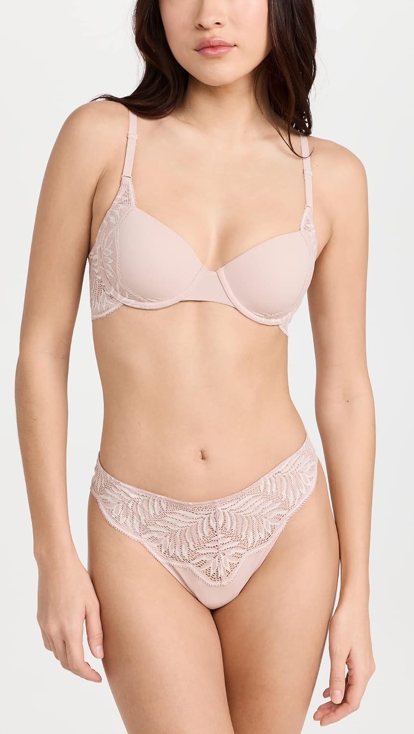 image:imageNatoris Women Revelation Contour Underwire Bra 721248Rose BeigeWarm White