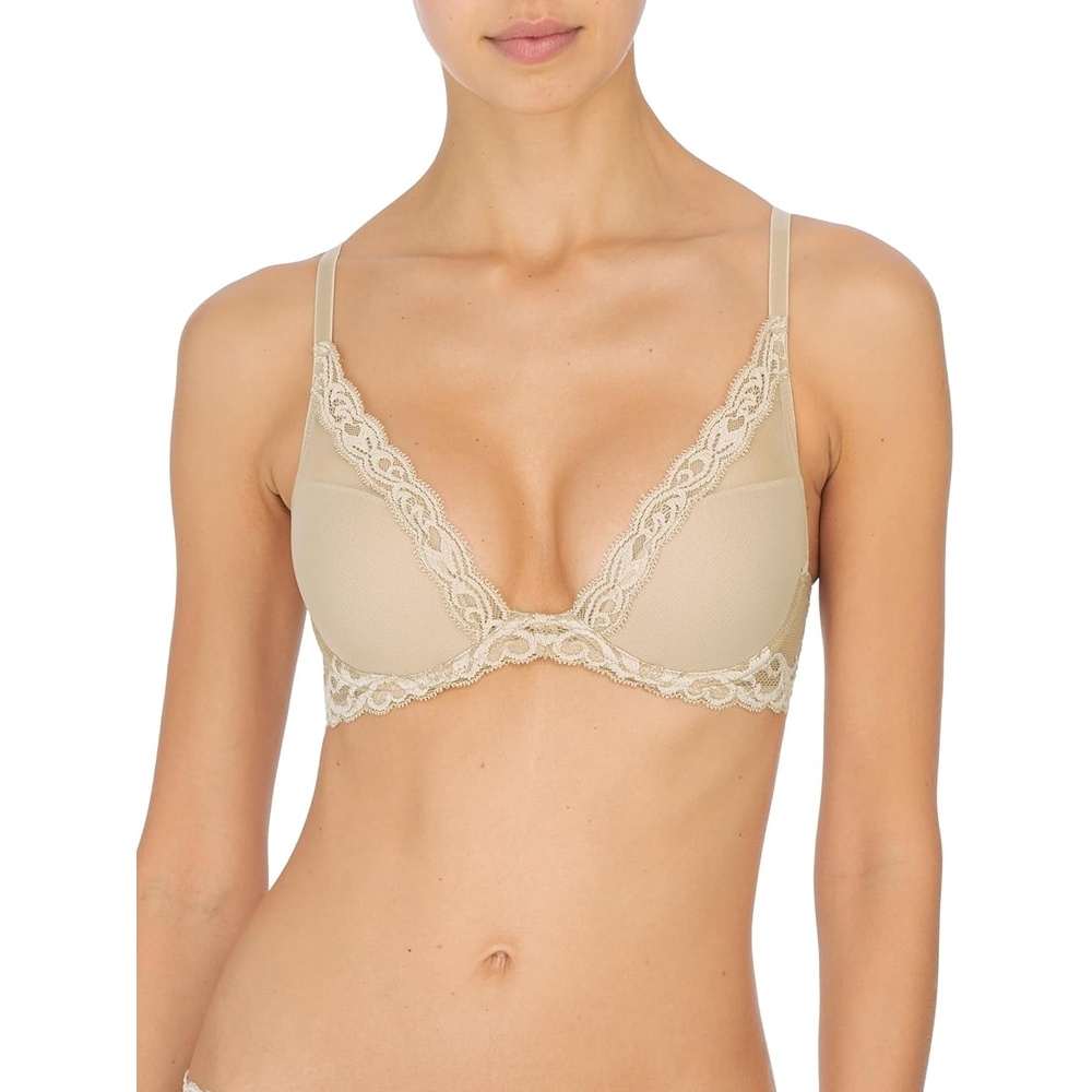 image:imageNatori Women Feathers Lace Plunge TShirt BraCosmetic