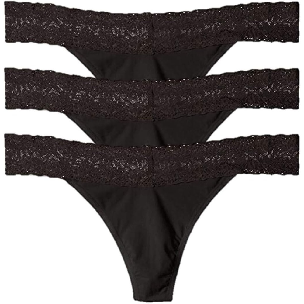 image:imageNatori Womens Bliss Cotton Girl Brief Panty 3PackBlack