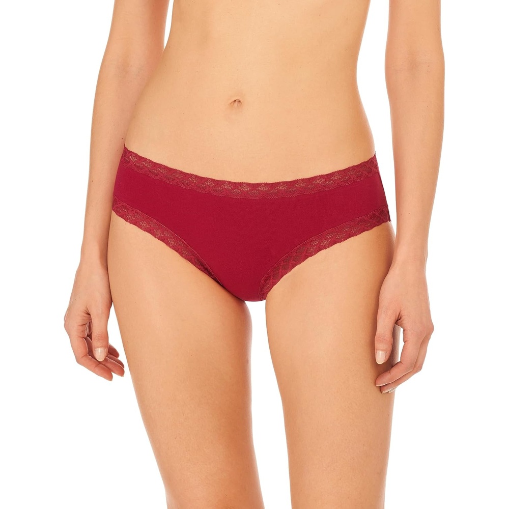 image:imageNatori Womens Bliss Cotton Girl Brief PantyPomegranate