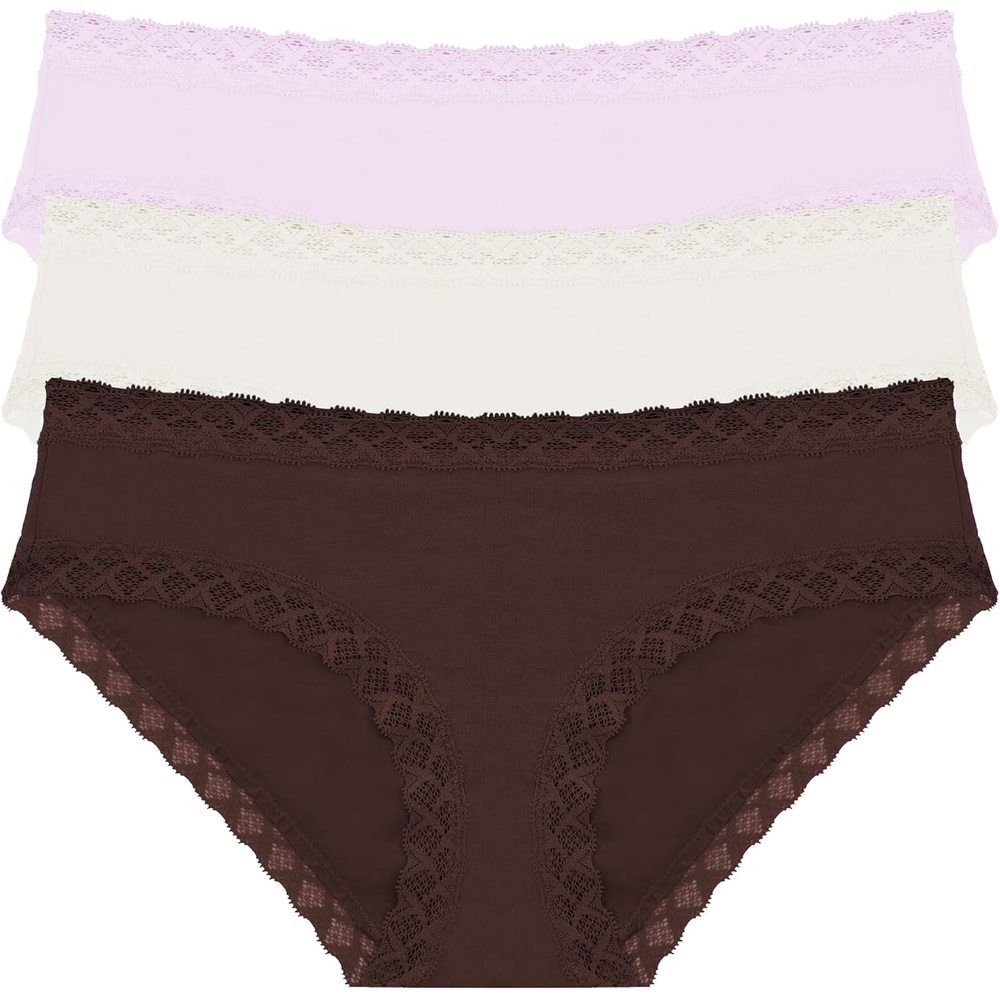 image:imageNatori Womens Bliss Girl Brief 3PackFrench Roast