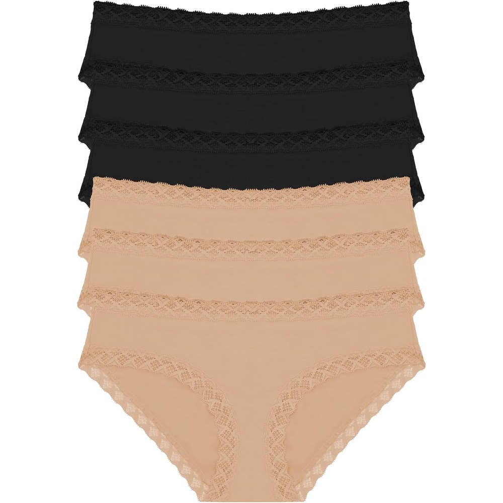 image:imageNatori Womens Bliss Girl Brief 6packBlackBlackBlackCafeCafeCafe