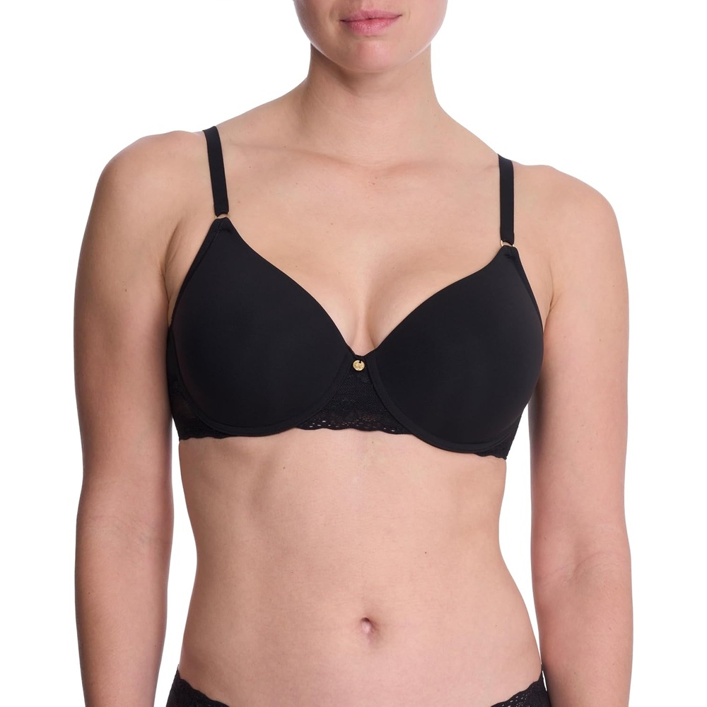 image:imageNatori Womens Bliss Perfection Seamless TShirt BraBlack
