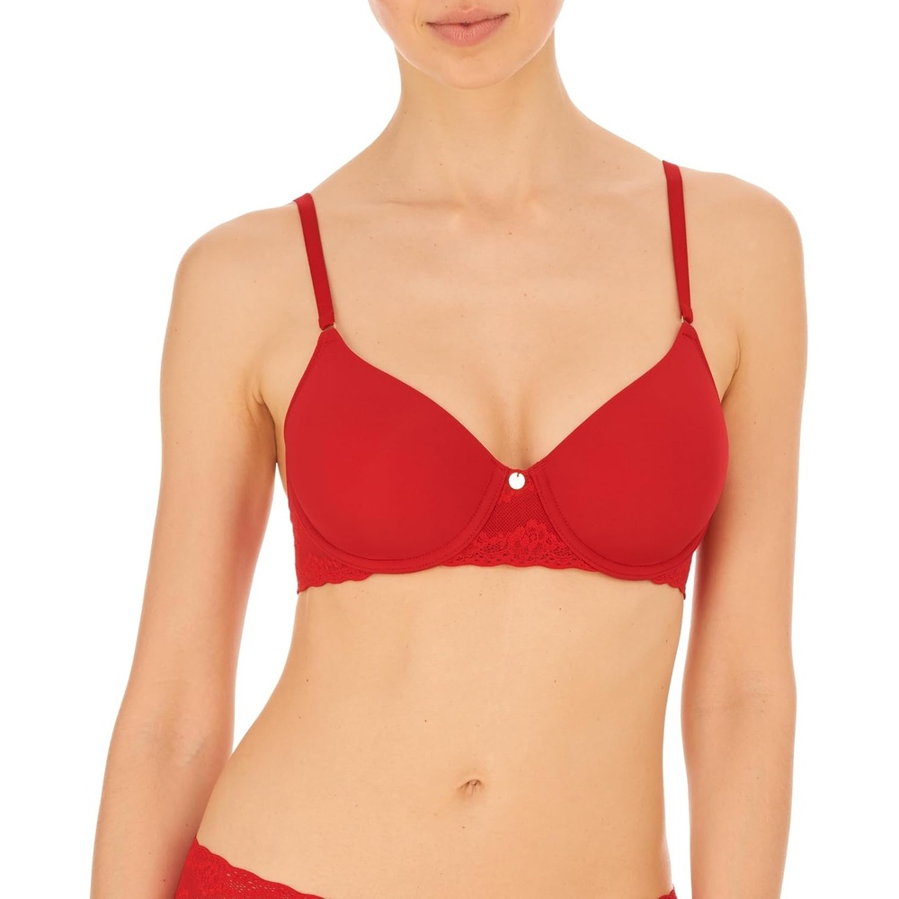 image:imageNatori Womens Bliss Perfection Seamless TShirt BraPoinsettia