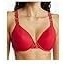 Natori Women’s Body Double with Lace Full Fit Contour(Chili/Glow)