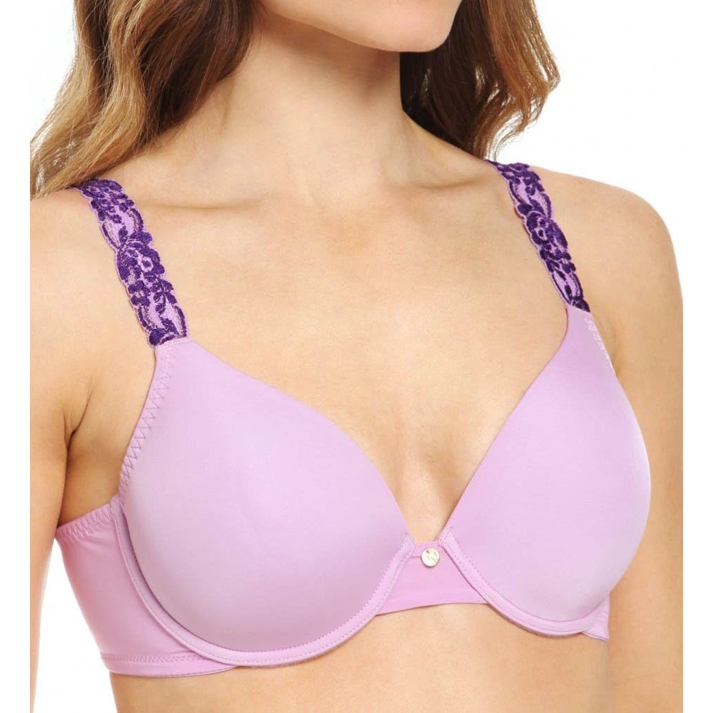 image:imageNatori Womens Body Double with Lace Full Fit ContourThistleMorning Glory