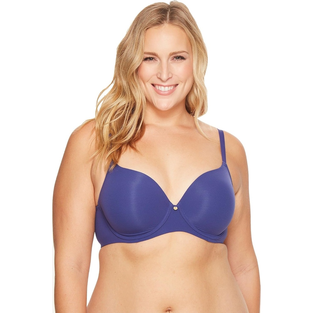 image:imageNatori Womens PlusSize Chic Comfort Full Figure Sweetheart Contour UnderwireInk