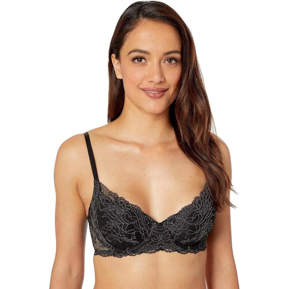 image:imageNatori Womens Pure Luxe Custom Coverage Contour UwBlackDark Slate