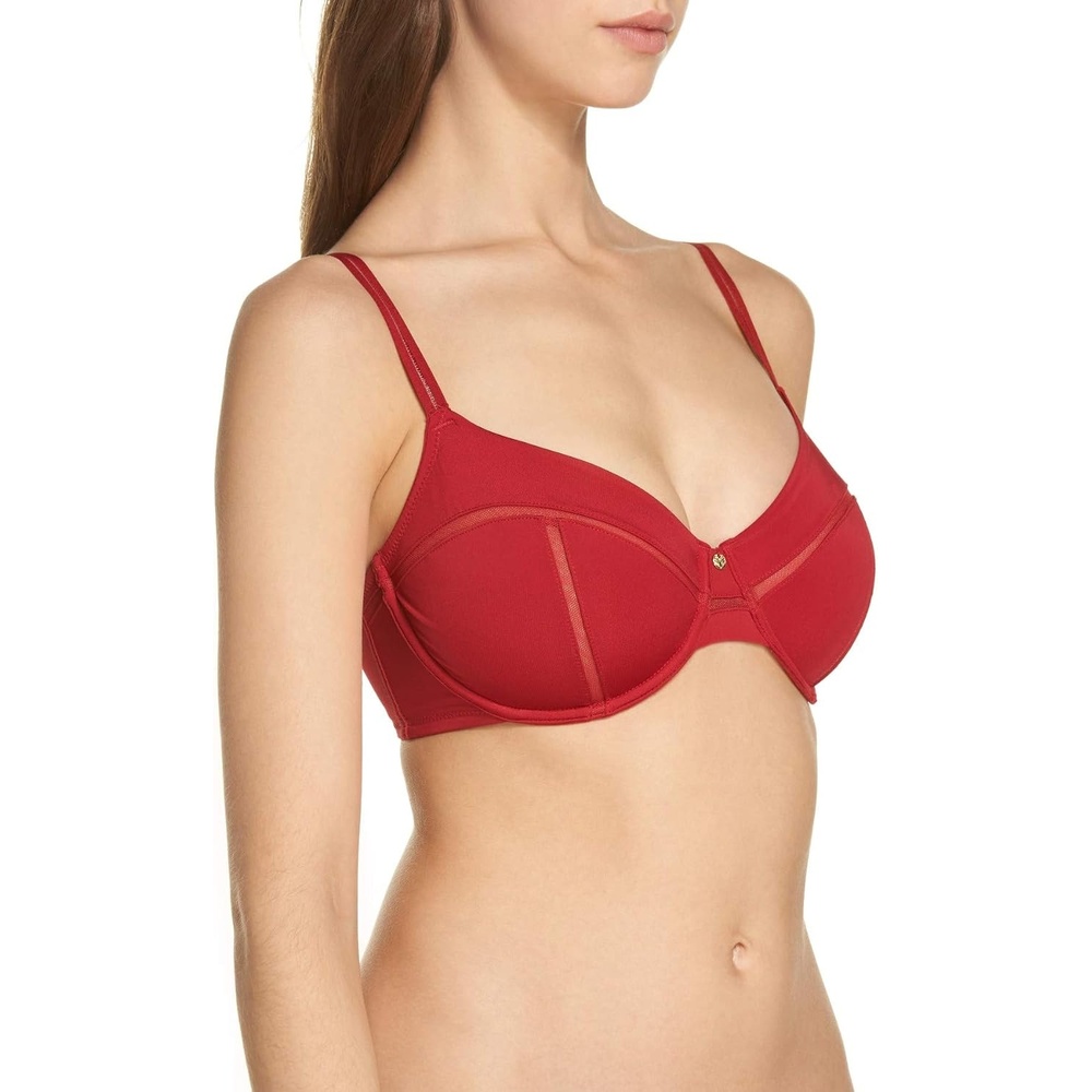 image:imageNatori Womens Pure Luxe Custom Coverage Contour UwBurnt Red