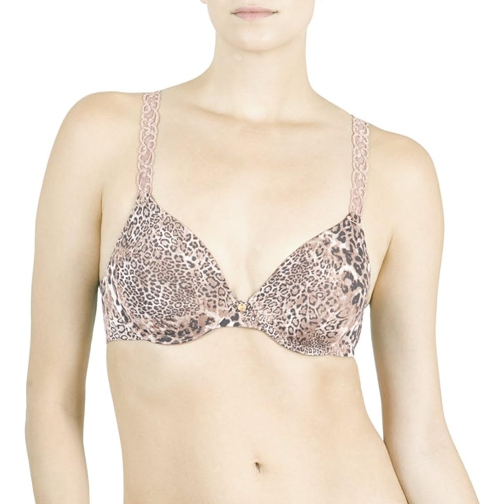 image:imageNatori Womens Pure Luxe Custom Coverage Contour UwExotic Dk Grey PrintKhaki