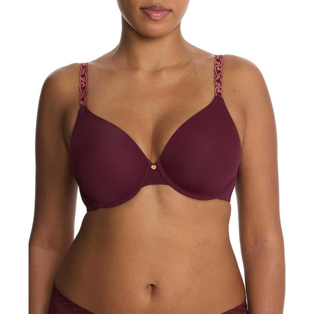 image:imageNatori Womens Pure Luxe Custom Coverage Contour UwRoyal FigRed Stone