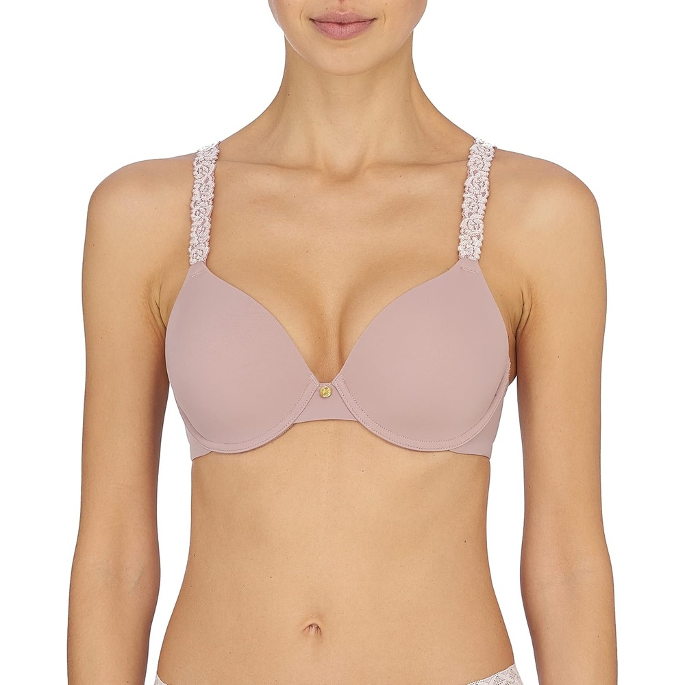image:imageNatori Womens Rose Dream Custom Coverage Underwire TShirt Bra 731080AntiquePink Pearl
