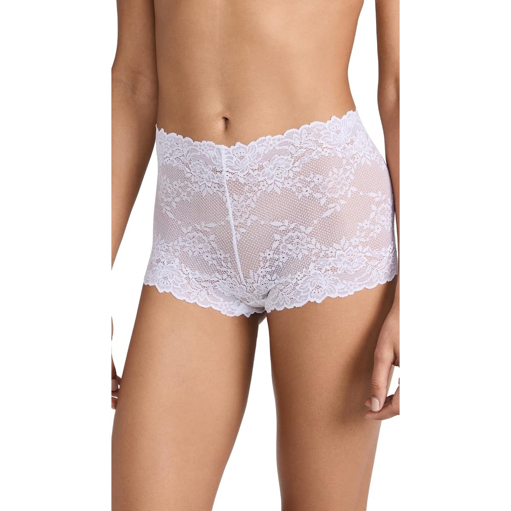 image:imageNatori Womens Womens Heavenly Lace BoyshortWhite