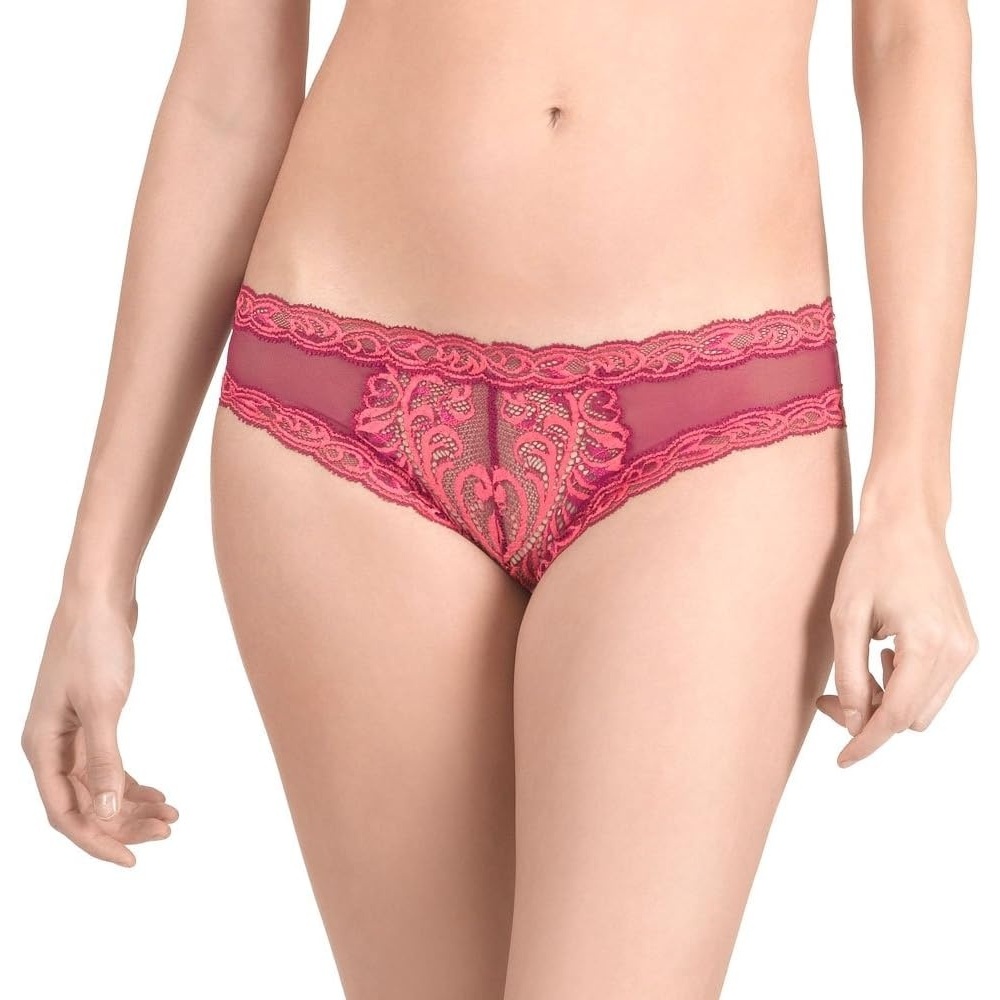 image:imageNatori womens Natori Womens Feathers Hipster PantyBoysenberryNeon Pink
