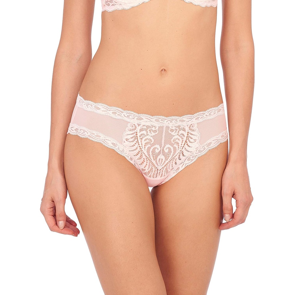 image:imageNatori womens Natori Womens Feathers Hipster PantySheer Pink