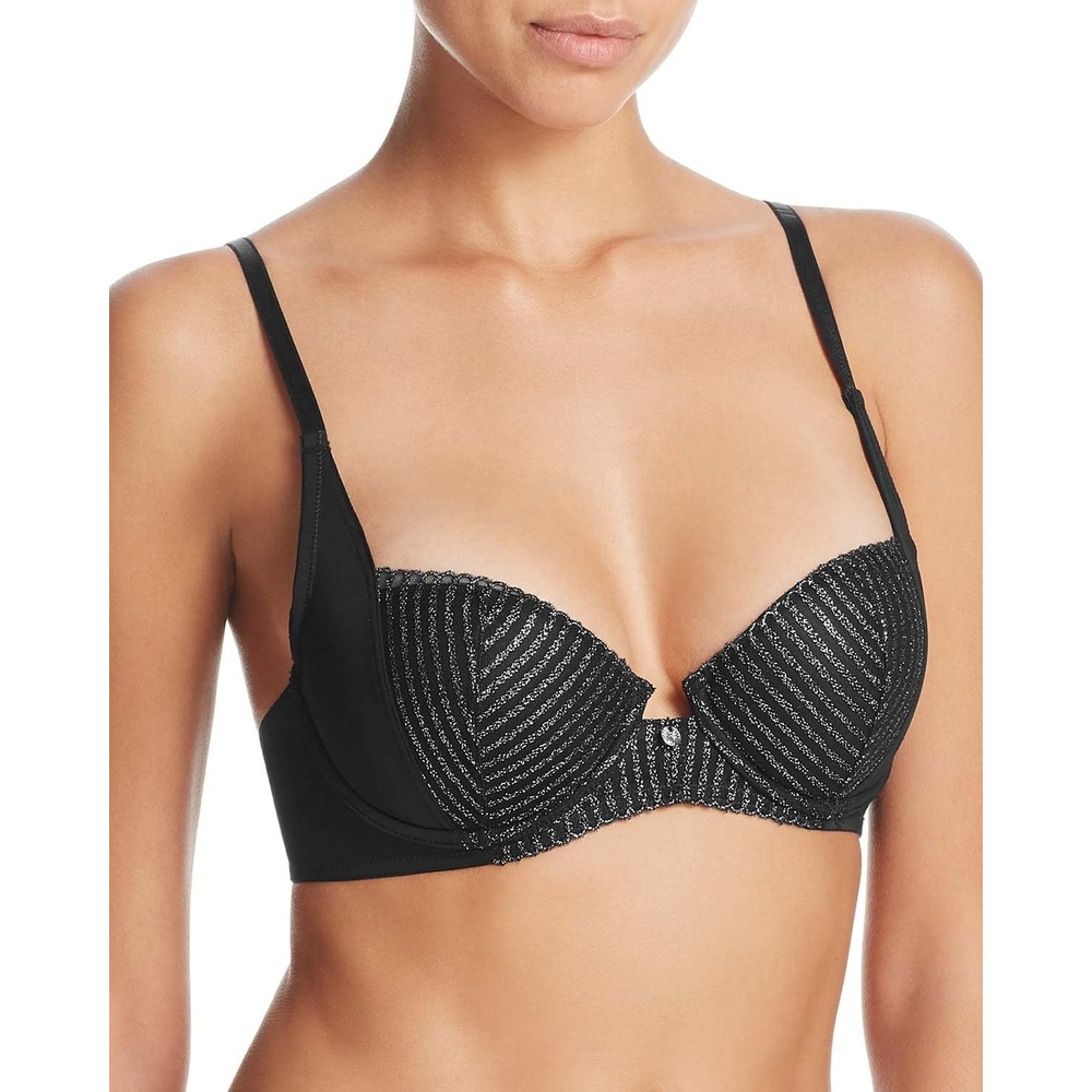 image:imageNatoris Women Revelation Contour Underwire Bra 721248Black Shine