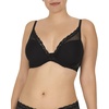 Natori Women Feathers Lace Plunge T-Shirt Bra(Black)