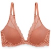 Natori Women Feathers Lace Plunge T-Shirt Bra(Frose)