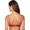 Natori Women Feathers Lace Plunge T-Shirt Bra(Ruby/Fig)