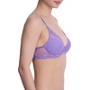 Natori Women Feathers Lace Plunge T-Shirt Bra(Violet Blue)