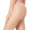 Natori Women’s Bliss Cotton Girl Brief Panty 3-Pack(Rose Beige)