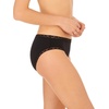 Natori Women’s Bliss Cotton Girl Brief Panty(Black)